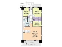【大阪府/堺市堺区戎島町】リビオ堺ステーションフロント 間取り図