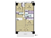 【大阪府/堺市堺区中三国ヶ丘町】リビオシティ三国ヶ丘 間取り図