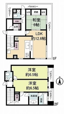 【大阪府/大阪市阿倍野区松崎町】藤和シティスクエアあべの橋 間取り図