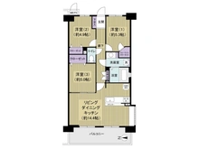 【大阪府/堺市堺区北花田口町】ライオンズマンション堺東 間取り図