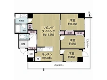 【愛知県/名古屋市東区代官町】シティコーポ代官 間取り図