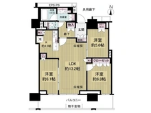 【愛知県/名古屋市中区錦】プラウドタワー名古屋丸の内 間取り図