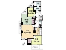 【愛知県/名古屋市東区徳川町】三井農林徳川園ハイツ 間取り図