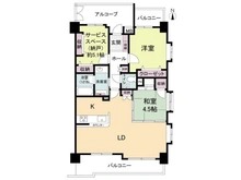 【愛知県/名古屋市東区代官町】ライオンズシティ代官町 間取り図