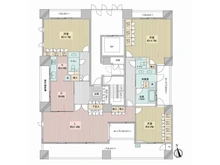 【愛知県/名古屋市千種区汁谷町】ヴィークステージ茶屋ヶ坂スカイレジデンス 間取り図