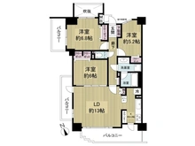 【愛知県/名古屋市昭和区折戸町】昭和折戸町ヒルズ 間取り図