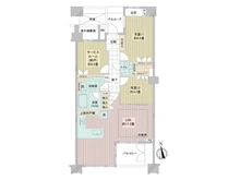【東京都/新宿区南元町】ライオンズ外苑の杜 間取り図