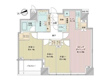 【東京都/新宿区四谷】クラッシィタワー新宿御苑 間取り図