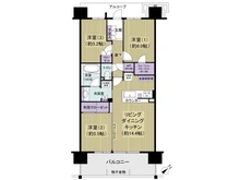 【東京都/北区王子】ザ・ガーデンズ東京王子カームコート 間取り図