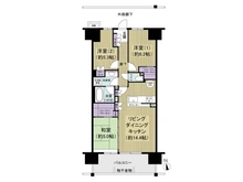 【東京都/足立区新田】ファインシティ王子神谷リバー＆フォレスト 間取り図