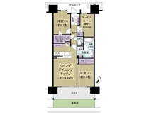 【東京都/北区王子】ザ・ガーデンズ東京王子エアリーコート 間取り図