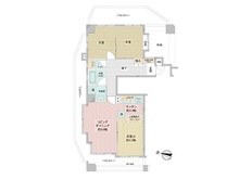 【東京都/北区王子】ランド・メディウス王子神谷 間取り図
