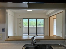 【京都府/京都市伏見区醍醐中山町】エスリード醍醐 キッチンからの眺望