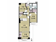 【京都府/京都市伏見区深草関屋敷町】ルネ墨染2番館 間取り図