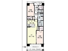 【京都府/京都市下京区七条御所ノ内中町】シエリア京都西大路 間取り図
