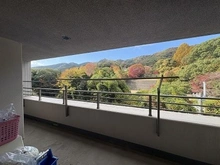 【滋賀県/大津市皇子が丘】シャリエ大津皇子が丘 ワイドバルコニーです♪