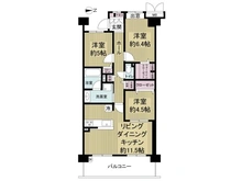 【京都府/京都市伏見区醍醐大構町】デルパ醍醐 間取り図