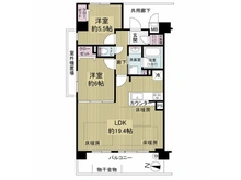 【京都府/京都市山科区東野八反畑町】エスリード京都山科セミリア 間取り図
