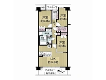【京都府/京都市右京区嵯峨天龍寺車道町】シエリア京都嵯峨嵐山 間取り図