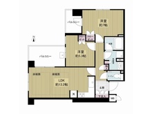 【京都府/京都市中京区麩屋町通二条上る】ファインフラッツ京都御苑 間取り図