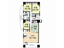 【京都府/京都市下京区柿本町】ファミール京都グランアクシス 間取り図