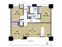 【京都府/京都市右京区西京極佃田町】エスリード西京極 間取り図