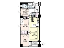 【京都府/京都市中京区柳馬場通二条下る】パークホームズ御所南水月邸 間取り図