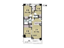 【京都府/長岡京市開田】グランエスパス長岡天神 間取り図