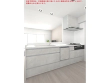 【兵庫県/神戸市中央区脇浜町】グランスイート神戸　NORTH　HAT 食洗機付きのシステムキッチン