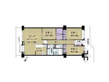 【東京都/江東区越中島】ルネ門前仲町B 間取り図