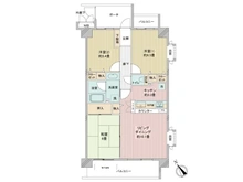 【神奈川県/横浜市旭区東希望が丘】グリーンコーポ東希望ヶ丘 間取り図