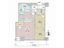 【大阪府/大阪市西区南堀江】シエリアタワー大阪堀江 間取り図