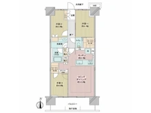 【東京都/江東区大島】猿江恩賜公園レジデンス 間取り図