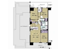【東京都/江東区亀戸】シャリエ亀戸リーディングイースト 間取り図