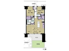 【東京都/江東区亀戸】パークフロントテラス亀戸　ガーデン・レジデンス 間取り図