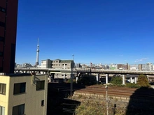 【東京都/江東区亀戸】ベルグコート亀戸中央公園 西側バルコニーより、北方面眺望