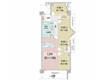 【兵庫県/尼崎市東園田町】プレージアブラン東園田 間取り図