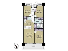 【兵庫県/伊丹市鴻池】ラ・ヴェール伊丹昆陽池A棟 間取り図