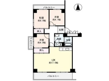 【兵庫県/伊丹市東有岡】コープ野村第壱伊丹B棟 間取り図