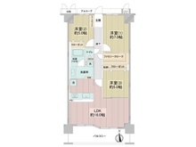 【兵庫県/伊丹市北伊丹】アクトステージ伊丹 間取り図