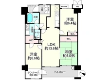 【兵庫県/尼崎市西昆陽】パレ武庫川プルミエール5 間取り図