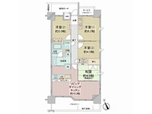 【兵庫県/尼崎市北竹谷町】ディモア尼崎ミライズ 間取り図