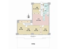【兵庫県/尼崎市尾浜町】パレス南塚口壱号棟 間取り図