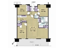 【千葉県/千葉市中央区中央港】プレミアムレジデンス千葉県立美術館前 間取り図