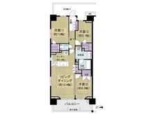 【千葉県/千葉市中央区弁天】プレミスト千葉公園 間取り図