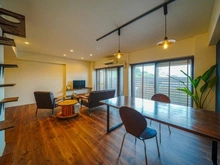 【千葉県/千葉市中央区東千葉】ハイラーク千葉 ビンテージライクなデザインのリビングダイニング