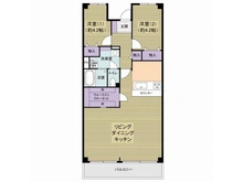 【千葉県/千葉市中央区東千葉】ハイラーク千葉 間取り図