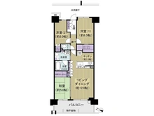 【千葉県/千葉市中央区南町】ルネ蘇我ディアパーク 間取り図