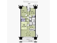 【千葉県/千葉市美浜区浜田】コロンブスシティ 間取り図
