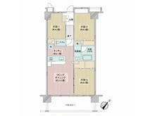 【千葉県/千葉市中央区登戸】アルファグランデ千葉 間取り図